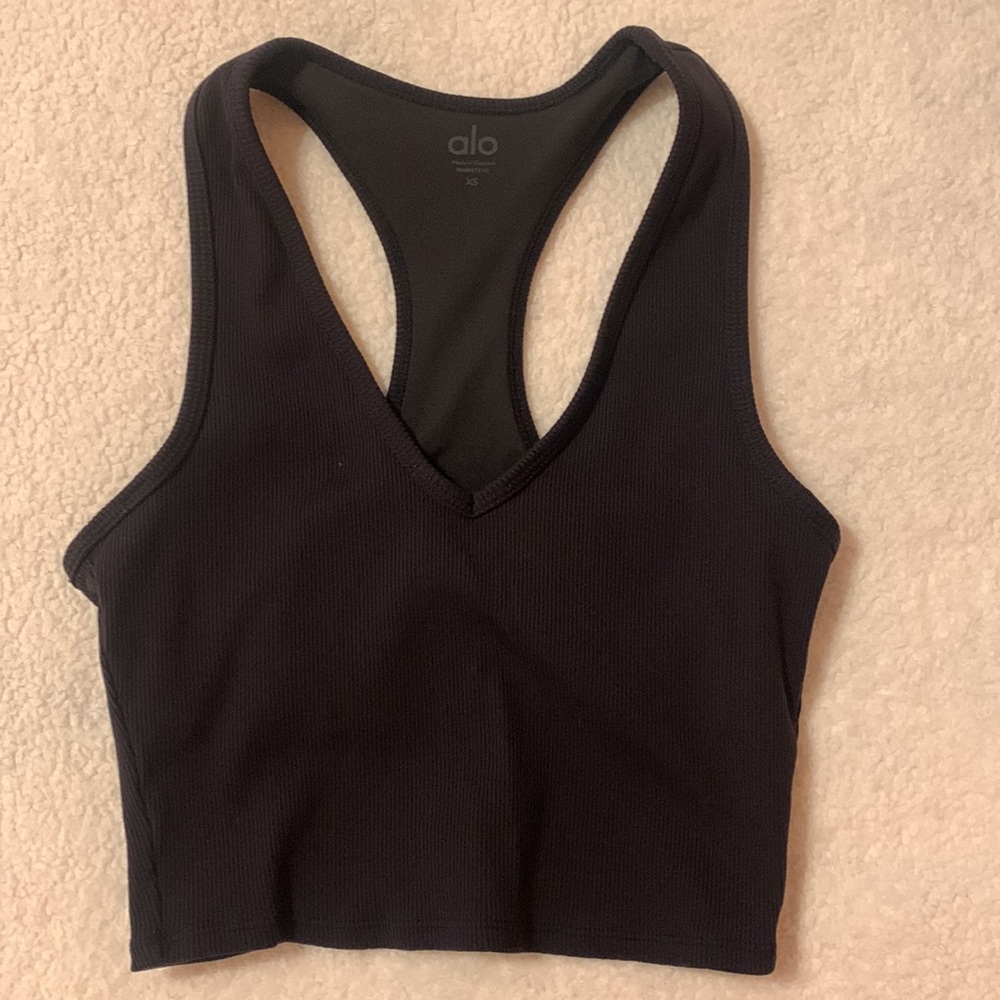 Alo black tank
